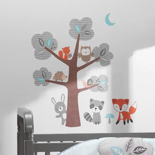 Miniatura 2 de Bedtime Originals Calcomanías de pared Woodland Friends, multicolor