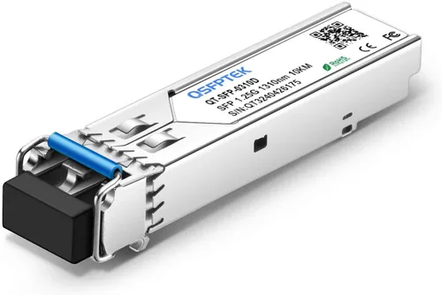 Miniatura 15 de QSFPTEK 1.25G SFP a RJ45, módulo 1.25Gbase-T, transceptor de cobre 10/100/1000BASE-T compatible genérico SFP para interruptores abiertos