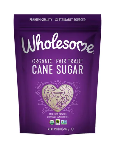 Miniatura 7 de Wholesome Sweeteners Azúcar de Caña Orgánica de 16 Onzas, Comercio Justo, Sin OMG, Sin Gluten, Puro y Vegano, para Hornear y Endulzar, 1 Paquete