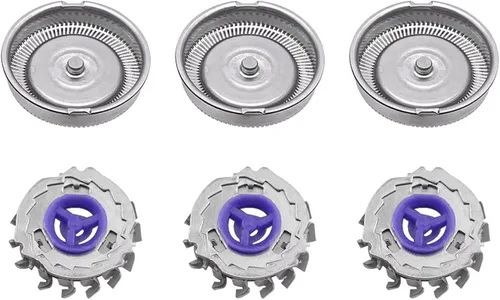 Miniatura 8 de 3X - Cuchilla de afeitar de repuesto para Philips Norelco 3805XL, 3801XL, 3605X, 3604X, 3601X, 3405LC, 5625X, 5812XL, HQ40, PQ208