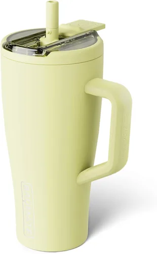 Miniatura 118 de BrüMate Era Flip - Vaso de 30 onzas con tapa con pajilla cubierta 100 % a prueba de fugas, popote higiénico cubierto, botella de agua de acero
