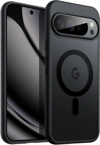 Miniatura 29 de JETech Funda magnética para Google Pixel 8 de 6.2 pulgadas 2023, compatible con MagSafe, translúcida mate trasera a prueba de golpes (Hazel)
