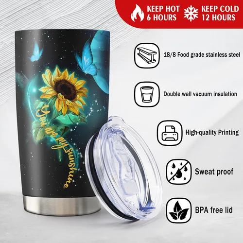 Miniatura 2 de Regalo para hija de mamá/papá, Navidad/cumpleaños/regalos de graduación para hija, ideas de regalo para hijas adultas, vaso de 20 onzas, 1 unidad