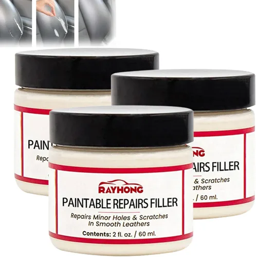Miniatura 8 de Alkyne Relleno de cuero, pasta de relleno de cuero, crema reparadora de relleno de cuero para automóvil, acondicionador restaurador