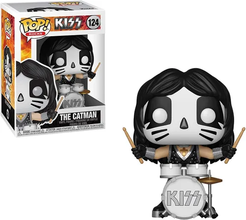 Miniatura 5 de FunKo Pop! Rocks: KISS Figuras coleccionables de vinilo, 3.75 pulgadas (juego de 4)