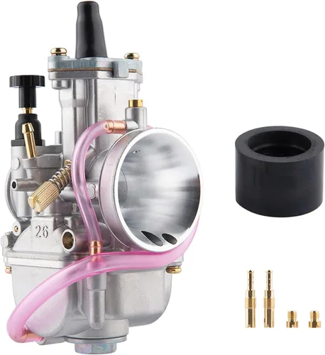 Miniatura 18 de Carburador PWK de 21 mm para Carreras para Motor de 50 cc a 100 cc 2T 4T Moto Dirt Bike, Motocicleta, ATV, Scooter con Colector de Admisión, Chorros