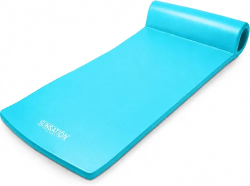 Miniatura 14 de TRC Recreation Sunsation 1.75" Thick Foam Pool Float Lounger w/ Headrest for Lounging & Sunbathing in Swimming Pools, Beaches & Lakes, 70" x 26 Azul