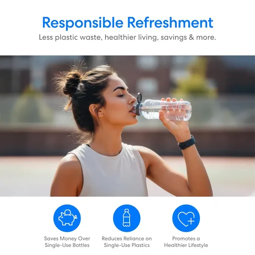 Miniatura 8 de Brio Dispensador de enfriador de agua sin botella con filtros de 4 etapas (incluidos) elimina PFAS y microplásticos para agua potable limpia