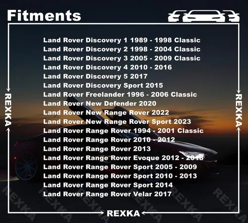 Miniatura 2 de Rexka 20 unids Splash Shield Fender Liner Bumper Cover Retenedor Clips ANR2224 para Land Rover Defender 110 90 Discovery Freelander LR3 LR4 Range