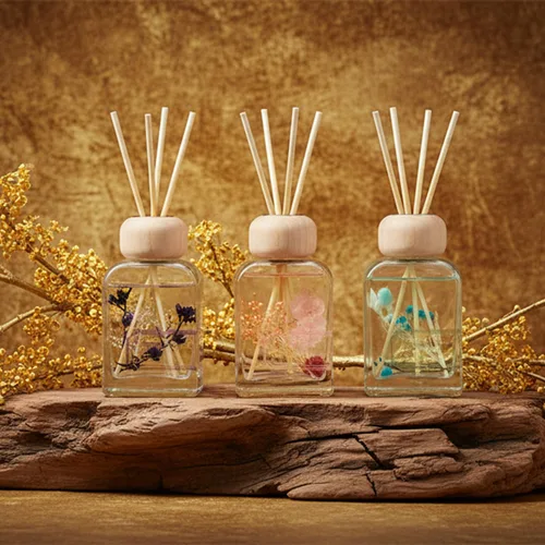 Miniatura 7 de Juego de difusor de varillas de 3.4 onzas líquidas, difusor de aceite perfumado refrescante con palos, difusor de aroma de baño Earl Grey Woods