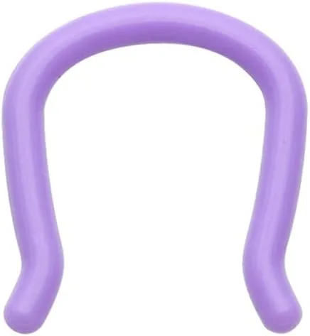 Miniatura 4 de Pierced Owl - Retenedor de anillo de septum flexible Bioflex de tacto suave de 14-16GA