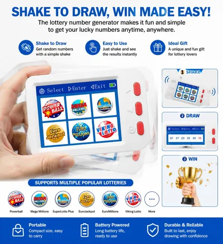 Miniatura 3 de Selector de números de lotería AI, máquina eléctrica de bolas de lotería, software de IA Lotto Genius, generador de números de lotería AI