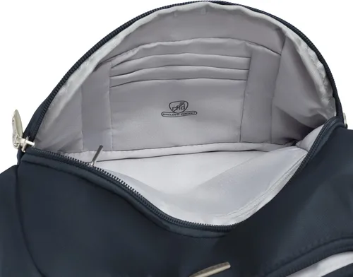 Miniatura 9 de Travelon Bolsa bandolera clásica antirrobo esencial, color negro