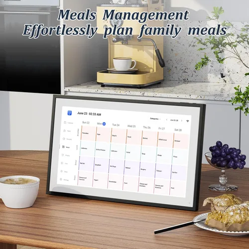 Miniatura 6 de LOOFII Calendario digital inteligente de 15.6 pulgadas – Calendario de pantalla táctil Full HD de 1920 × 1080 y planificador familiar con tabla