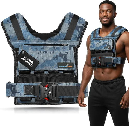 Miniatura 18 de Weighted Vest Adjustable for Men and Women – Workout Weight Training Vest for Fitness, Running, Strength, Exercise & Cross Training