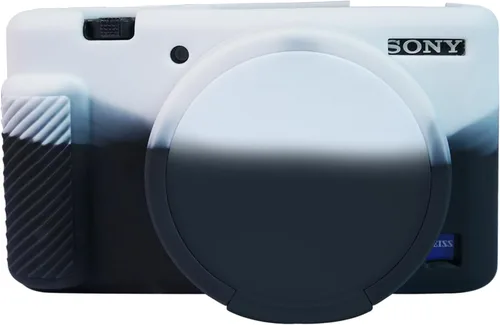 Miniatura 12 de Funda para cámara Sony ZV-1, ZV1, funda de silicona para cámara con tapa extraíble para lente digital Sony ZV 1, color negro