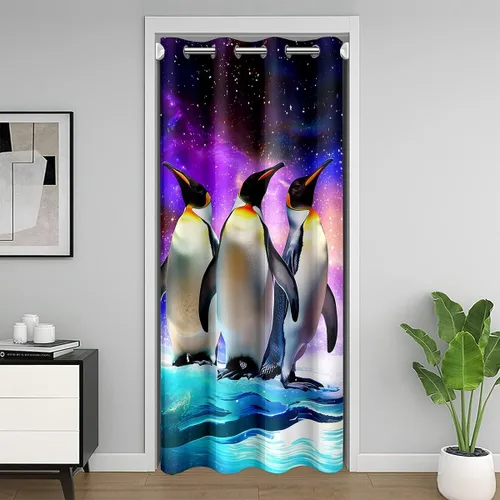 Miniatura 8 de Cortina de puerta de estilo japonés para privacidad de puerta, tratamiento de ventana japonés Ukiyoe para decoración del hogar, sala de estar, flor