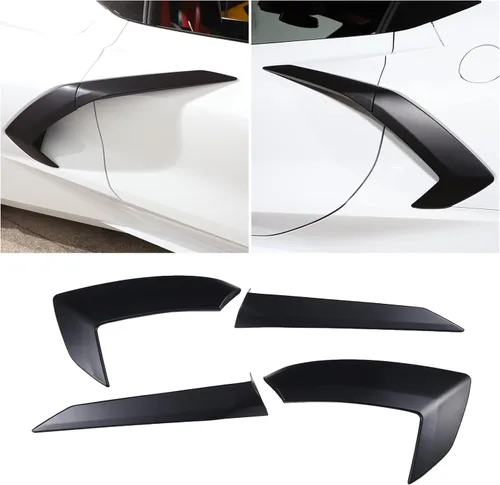 Miniatura 11 de Sekhyna Marco de ajuste de salida de aire para guardabarros lateral de carrocería de automóvil compatible con Chevrolet Corvette C8 Stingray
