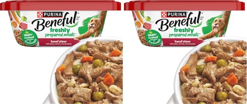 Miniatura 18 de Comidas preparadas Purina Beneful, comida para perro, paquete surtido, 10 onzas Tubo, paquete de 8