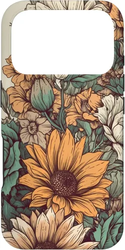 Miniatura 30 de Western Boho Leopard Sunflowers Cactus Funda Rodeo Cowgirl para iPhone 17