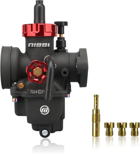 Miniatura 10 de Carburador NIBBI PE22mm, Compatible con motores de motocicleta de brida de 125cc 130cc 140cc, con jet piloto principal, compatible con Apollo RFZ125