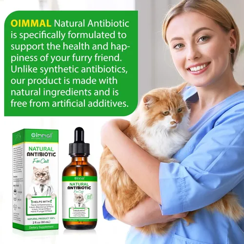 Miniatura 8 de Antibióticos para gatos, antibióticos para inyecciones para gatos, antibiótico natural para gatos para alivio inmune y de alergias, alivio