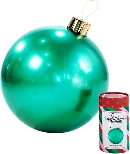 Miniatura 22 de Ornamento Navideño Inflable Holiball – Decoración Definitiva para Interior/Exterior – Reutilizable y Fácil de Almacenar – para Bodas, Fiestas, Plata