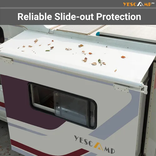 Miniatura 2 de YESCAMP Toldo Superior Deslizante para RV Kit de Toldo Deslizante de Extensión Cubierta Ensamblaje, Protección de Toldo Deslizante Modular para RVs