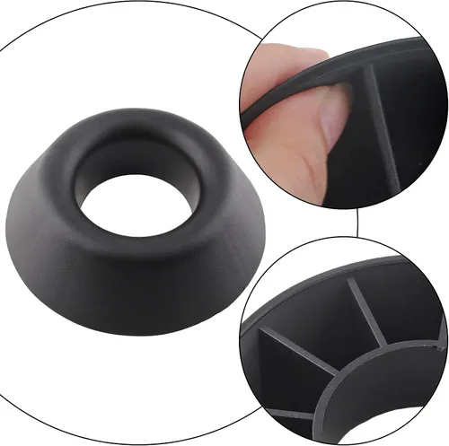 Miniatura 5 de Zorfeter Soporte de bola de soporte, soporte de exhibición de plástico negro de almacenamiento de pelota deportiva