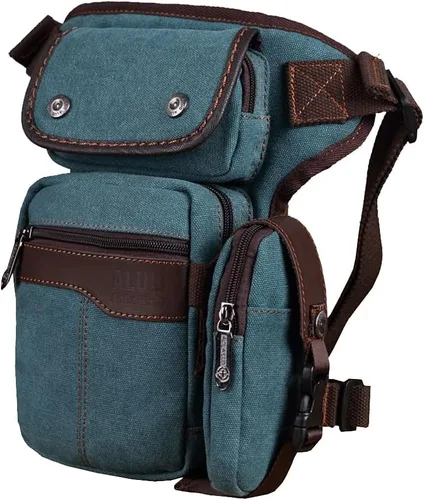 Miniatura 26 de Drop Leg Bag for Men Women #24Negro