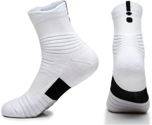 Miniatura 7 de Elite - Calcetines de baloncesto de compresión gruesos para ciclismo, calcetines atléticos para hombres, mujeres y niños
