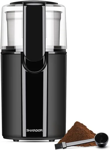 Miniatura 9 de SHARDOR Molinillo de café eléctrico, especias, hierbas, molinillo para especias y semillas en grano de café, con 2 cuencos extraíbles de acero