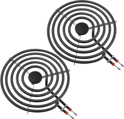 Paquete de 2 Elementos de Quemador Eléctrico MP21YA de 8" para Cocina Eléctrica, Repuesto Compatible con Hard-wick & Ken-more & May-tag & Nor-ge &