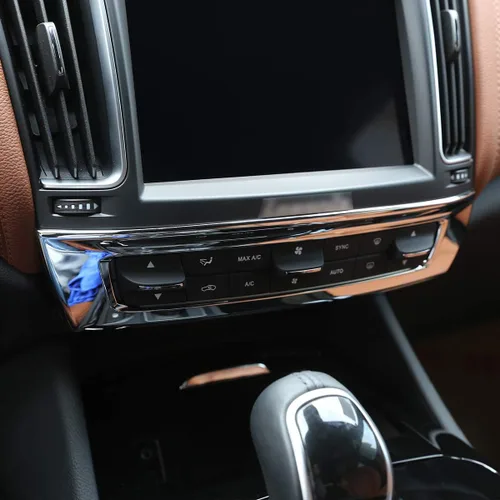 Miniatura 3 de YIWANG - Botón de control central para coche, color cromado ABS