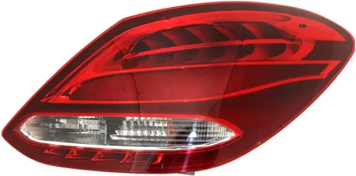 Miniatura 7 de Para Mercedes-Benz C300 luz trasera 2015 2016 2017 2018 bombillas laterales del conductor incluidas MB2800143-205 906 18 02 W205 para sedán