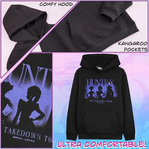 Miniatura 5 de KPop Demon Hunters Hoodie for Girls Teens, Officially Licensed Warm Sweatshirt Pullover Cozy Hoodies Gifts for Girls