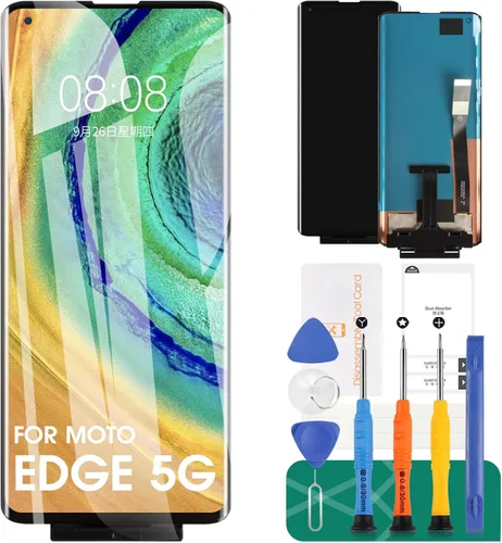 para Motorola Edge 5G Pantalla LCD para Moto Edge Plus Reemplazo de pantalla para Moto Edge 5G Pantalla LCD XT2063 Asamblea digitalizador táctil