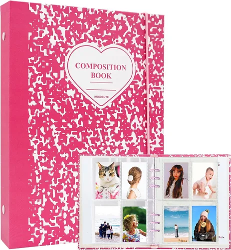 Miniatura 9 de Carpeta A5 Kpop - Álbum de tarjetas fotográficas con 20 fundas interiores de 3 pulgadas para álbum de fotos en hojas sueltas, recargable, 6 anillos