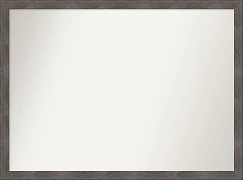 Miniatura 104 de Amanti Art Espejo personalizado, espejo de baño gris plomo a rayas, espejo de pared o espejo de tocador de baño sobre el fregadero