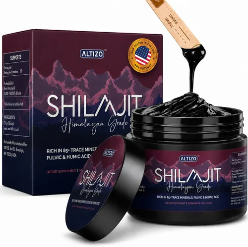 Resina Shilajit del Himalaya de 1.06 onzas, resina mineral natural pura con ácido fúlvico y minerales traza, Shilajit de alta altitud para hombres y