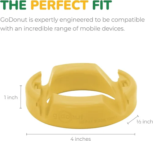 Miniatura 2 de GoDonut Soporte para teléfono original - Soporte para teléfono celular + organizador de escritorio para iPad - Compatible con tableta, iPhone