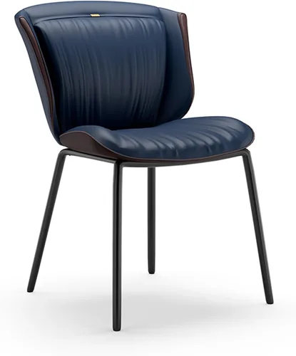 Miniatura 10 de Light Luxury Dining Chair, Simple Modern Leisure Chair with Backrest, Color Matching Design, Enhance the Sense of Space, Suitable for Kitchen