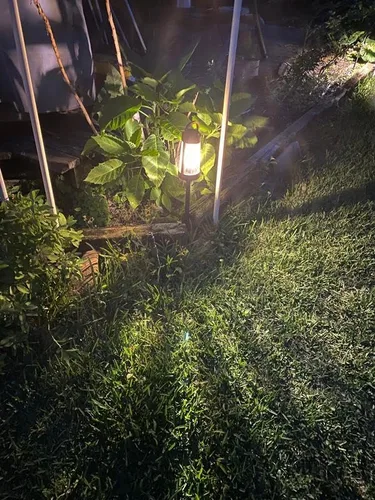 Miniatura 4 de Hampton Bay Oakman - Luz LED de bajo voltaje, color negro y cobre con vidrio de agua transparente