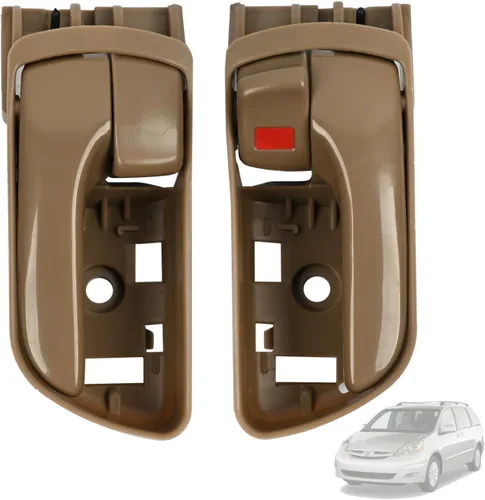 69206-AE010 69205-AE010 Manija interior de puerta compatible con Toyota Sienna 2004 2005 2006 2007 2008 2009 2010 Reemplazo 69206-AE010-B1 Manija de