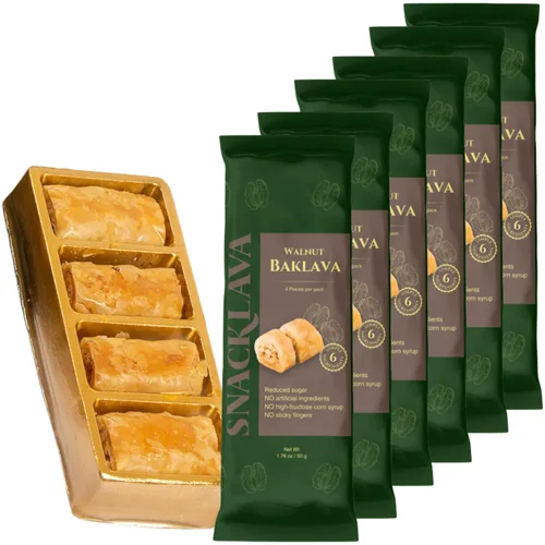 Miniatura 18 de Snacklava Cashew Bird's Nest - Paquete de 6 (24 piezas por paquete) - Sin ingredientes artificiales, colores o conservantes - Pasteles hechos a mano