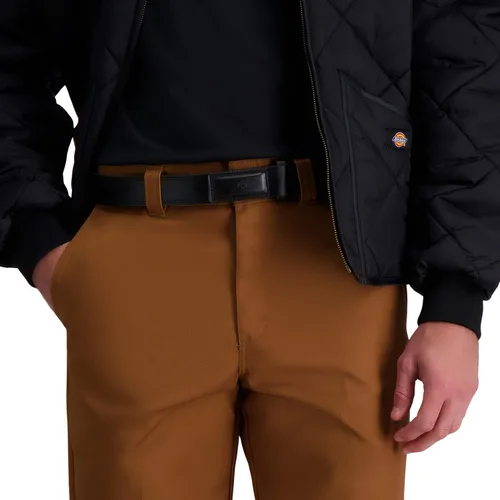 Miniatura 11 de Dickies Cinturón de trabajo de mecánico de cuero para hombre, sin hebilla, cinturón a presión