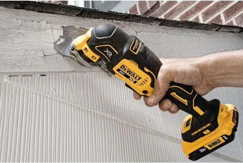 Miniatura 10 de DEWALT 20V MAX XR Herramienta multifuncional oscilante inalámbrica, motor sin escobillas de velocidad variable con luz LED, tiempo de ejecución