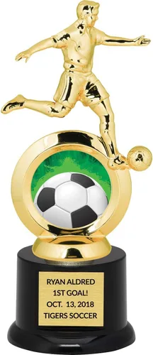 Soccer Trophies for Boys and Girls with Custom Personalization, Futbol Award for Kids with Engraving