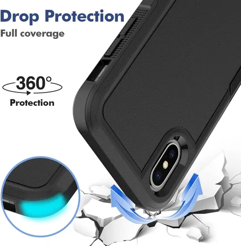 Miniatura 115 de Jeylly Funda para iPhone SE/Funda para iPhone 5S, Exterior de Plástico Duro que Absorbe Golpes + Interior de Silicona de Goma Defensor contra
