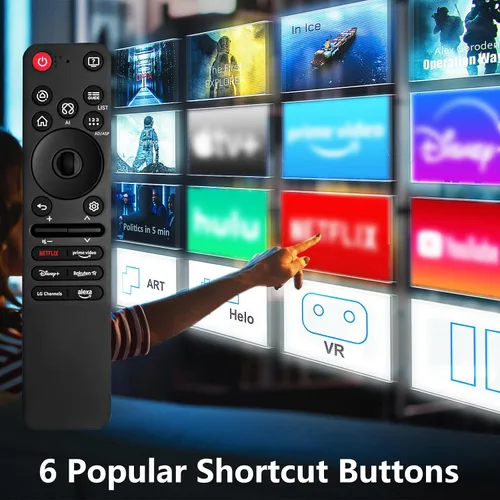 Miniatura 6 de Paquete de 2 controles remotos de repuesto para Roku TV, compatible con televisores inteligentes TCL/Hisense/Onn/Philips Roku, no necesita